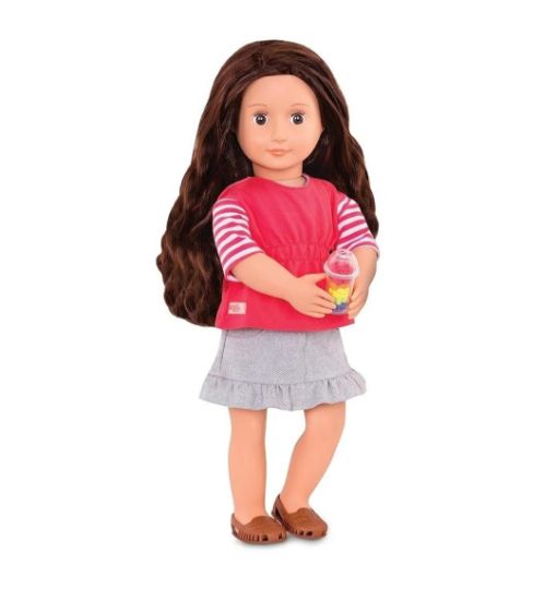 صورة دمية شاحنة الطعام الفاخرة من أور جينيريشن مع كتاب رينا